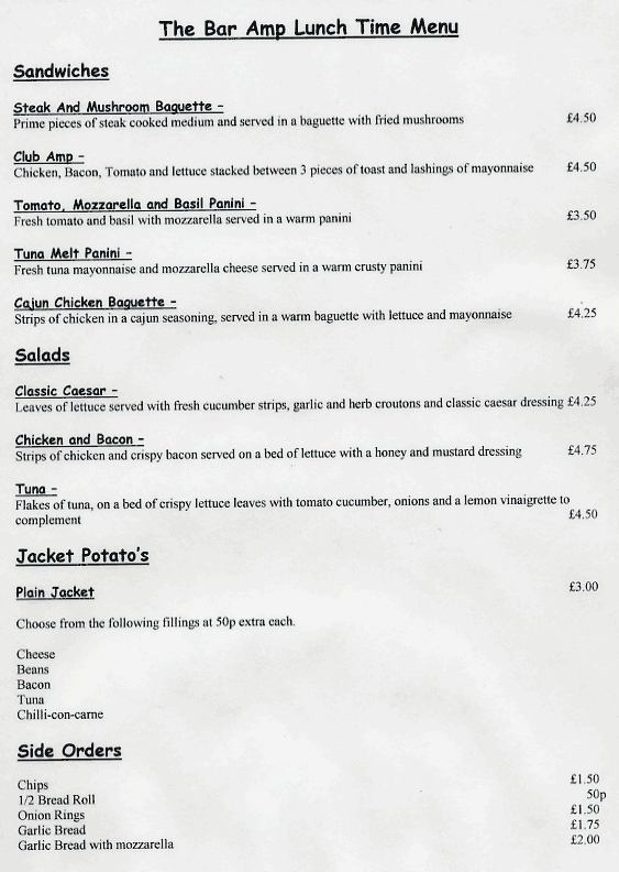 Bar Amp Sale, Cheshire