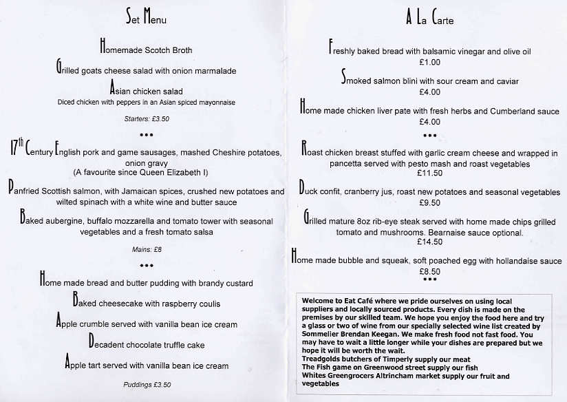 Eat Altrincham, Cheshire